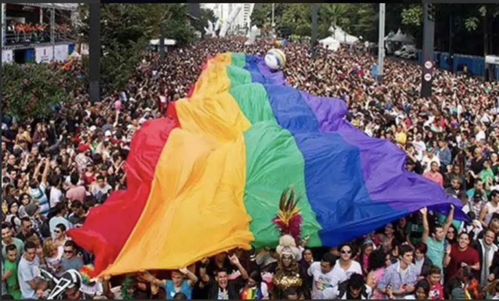 Imagem da parada LGBTQIA+