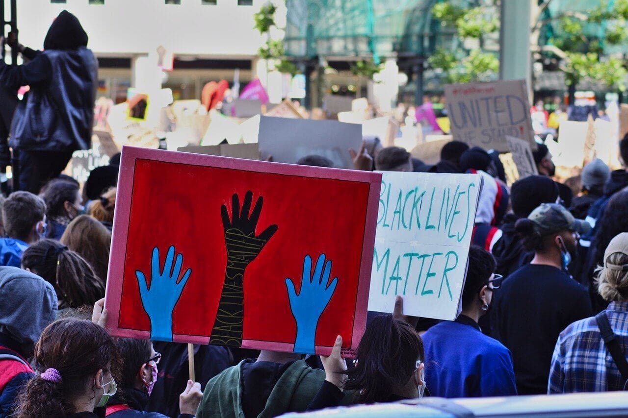Manifestação nos Estados Unidos pelo respeito às vidas negras. (Foto: Pixabay)