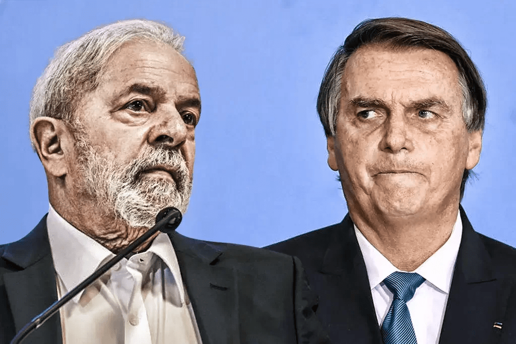 Lula e Bolsonaro disputam o segundo turno no dia 30 de outubro. Imagem: Exame (Foto Lula: Bloomberg/ Foto Bolsonaro: Evaristo Sa/Getty Images).