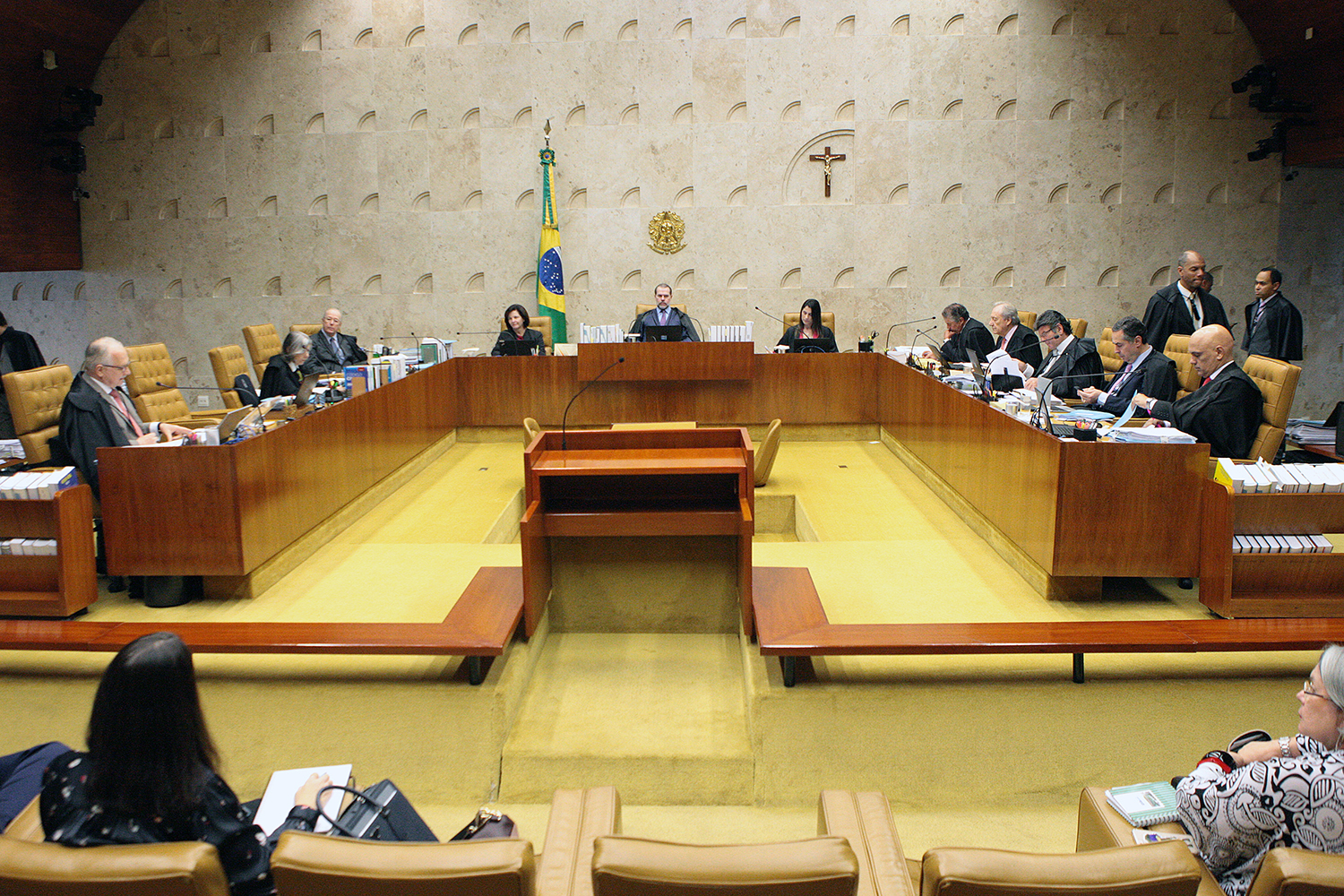 Foto de reunião do Supremo Tribunal Federal